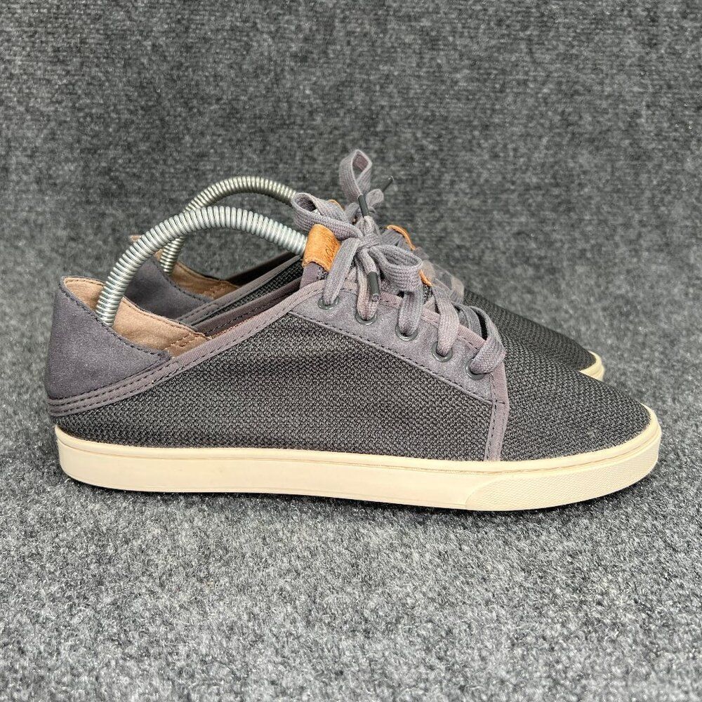 OluKai Pehuea‎ Lī Women's 9 Grey Lightweight Breathable Comfort Beach Sneakers